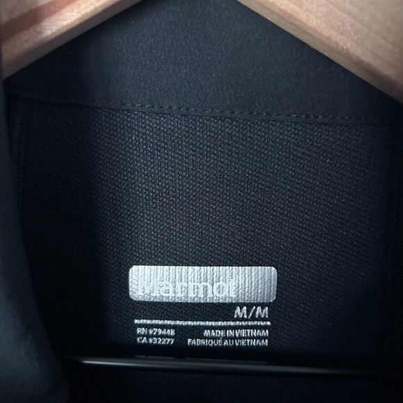 Marmot Jacket Men's Medium M3 Beto Black Softshell Windproof Lightweight Jacket - Picture 4 of 6